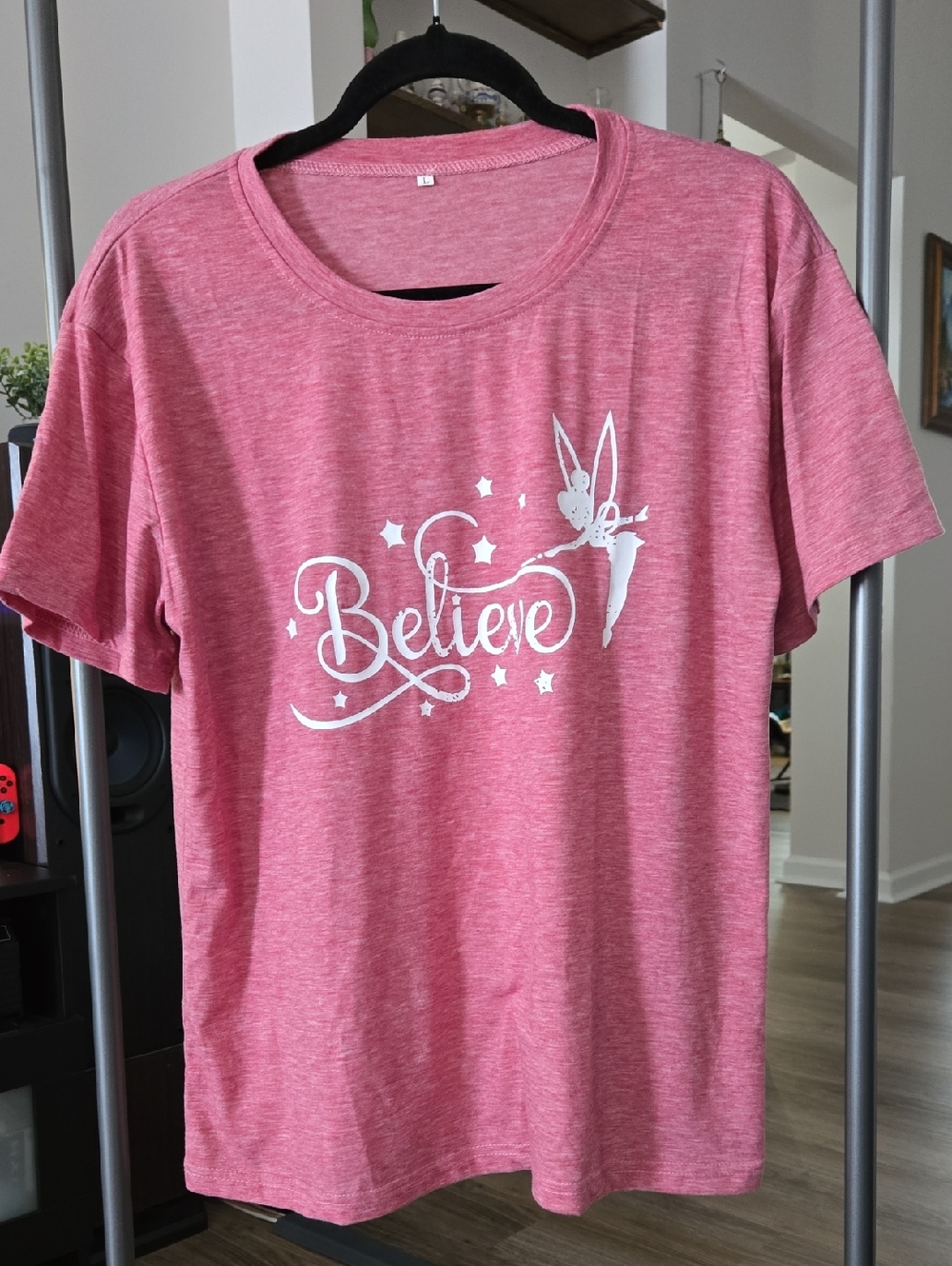 Believe Short Sleeve Tee - Pink